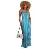 Fashion Stripe Dress Dresses A17384