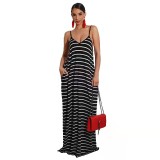 Fashion Stripe Dress Dresses A17384