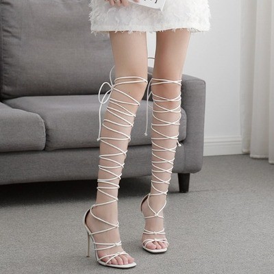 Sexy Bandage Heel Heels Sandals 1023-1021