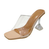 Fashion Heel Heels Slide Slides 336-7687