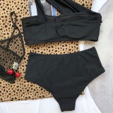 Sexy High Waist One Shoulder Swimsuit Swimsuits 7655869