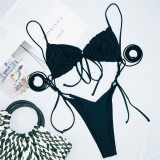 Ladies  Sexy Lace Up Micro Bikini Swimsuit Swimsuits 972233