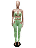 Summer Fashion Printing Sexy Backless Bodysuits Bodysuit Outfit Outfits F8359610
