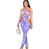 Summer Fashion Printing Sexy Backless Bodysuits Bodysuit Outfit Outfits F8359610