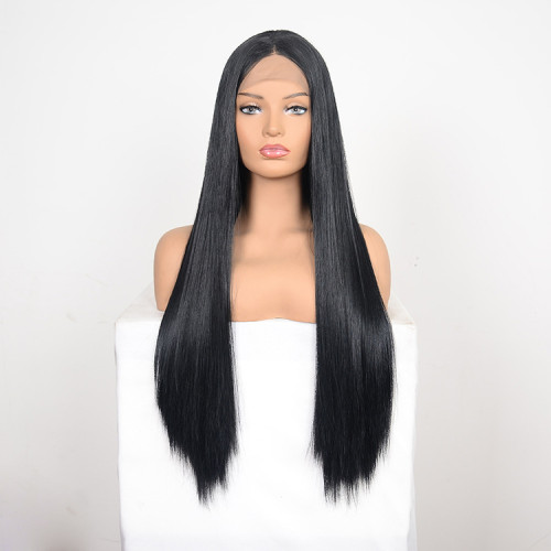 Front Lace Long Straight Wig Wigs C1728