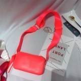 Fashion Candy Color Small Square Shoulder Handbags 902132