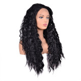 Women's Front Lace African Small Curly Hair Wig Wigs L45