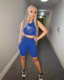 Women's Cartoon Letter Printed Bodysuits Bodysuit Outfit Outfits B832536