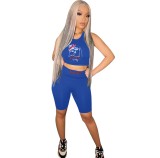 Women's Cartoon Letter Printed Bodysuits Bodysuit Outfit Outfits B832536