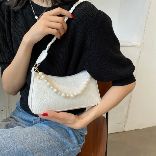 Fashion New Pearl One Shoulder Handbag Handbags 02591728