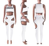 Women's Letter Printed Bodysuits Bodysuit Outfit Outfits NK22031