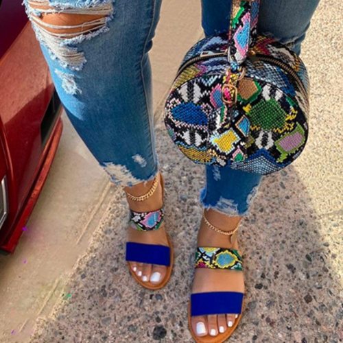 Women Fashion Slippers Slides And Handbags