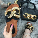 Fashion Twist Round Buckle Handbag Handbags Slide Slides