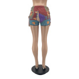 Women Summer Pant Pants Short Shorts M906475