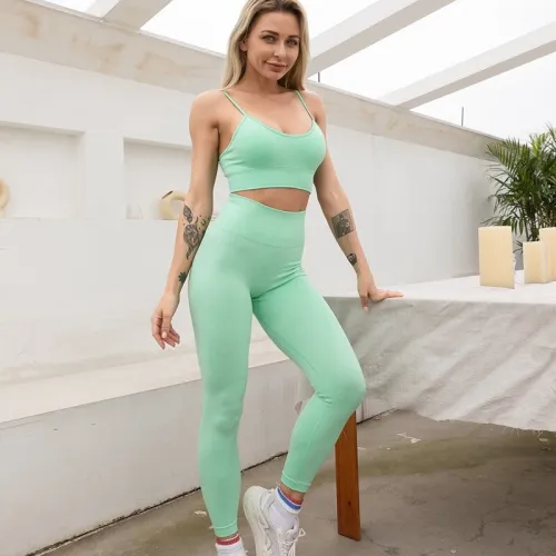 Women's Sexy Seamless Yoga suits Jogging Suits Tracksuits Tracksuit Outfits MT013445