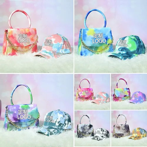 Fashion Fainting Tie-Dyed Bag Bags Hat Hats PS-821223