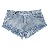 Summer Women Beach Jeans Short Shorts 81324#