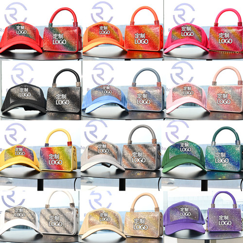 Fashion Full Diamond Handbag Handbags Hat Hats PS-81991010