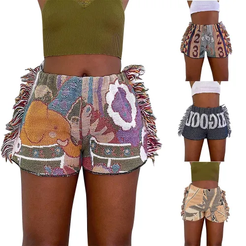 Women Summer Pant Pants Short Shorts M906475