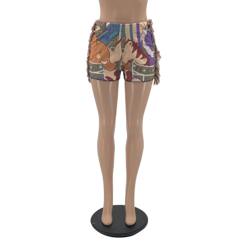 Women Summer Pant Pants Short Shorts M906475
