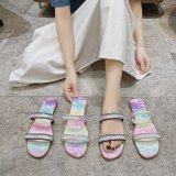 Fairy Style Slippers Women's Rhinestone Slides