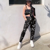 Women High Waist Tie Dye Stacked Pant Pants AL886677