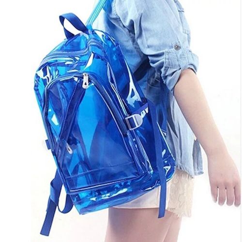 Summer Eco-Friendly Beach Clear PVC School Backpack Transparent Bags