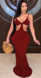 BK21D0077261 Sexy Bandage Backless Dress Dresses CY131526