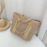 Straw Woven Tote Beach Woven Travel Holiday Women's Bag Bags