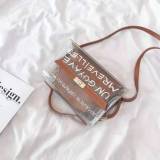 Fashion One Shoulder Clear Handbag Handbags