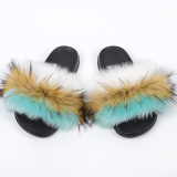 Fashion Faux Fur Slipper Slippers Slide Slides HY-FRHPSTX