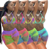 Fashion Sext Tie Dye Bikini 3 Piece Swimsuit Swimsuits ALS25566