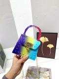 Fashion Gradient Color Jelly Handbag Handbags