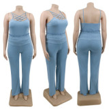 Fashionable New Design Solid Color Plus Size Backless Short Romper Jogger Bodycon Summer Women One Piece Jumpsuit  YF115566