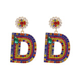 Fashion Letter Diamond Earring Earrings 5407182