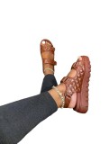 Fashion Metal Slipper Slippers Slide Slides 11122