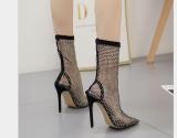 Fashion Women Summer Sole Basic Buckle Strap Heels Boots 713910-56