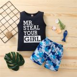 Summer Boys Letter Print Bodysuits Bodysuit Outfit Outfits