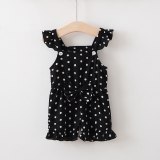 Summer Baby Romper Kids Dots Print Sleeveless Bodysuits Bodysuit Outfit Outfits