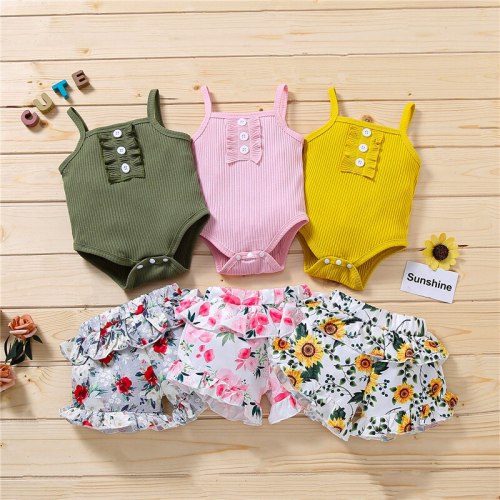 Summer Baby 2Pcs Bodysuits Bodysuit Outfit Outfits