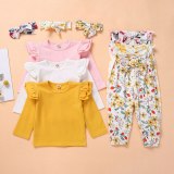 Baby Pleated Long Sleeve Bodysuits Bodysuit Outfit Outfits
