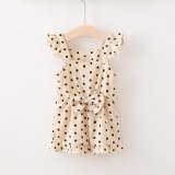 Summer Baby Romper Kids Dots Print Sleeveless Bodysuits Bodysuit Outfit Outfits