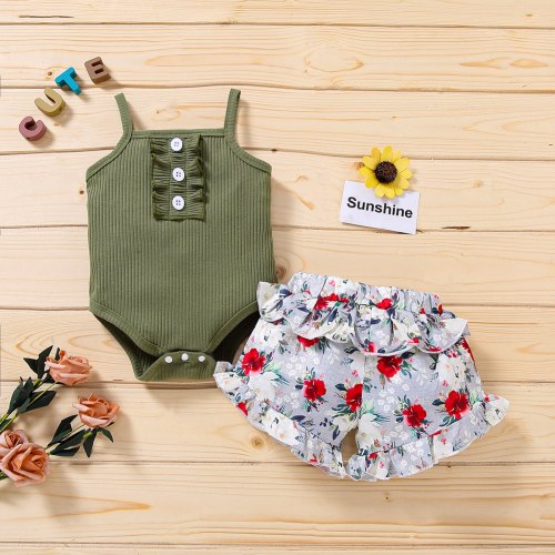 Summer Baby 2Pcs Bodysuits Bodysuit Outfit Outfits