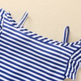 Baby Girls 3 Pieces Striped Printed Bodysuits Bodysuit Outfit Outfits