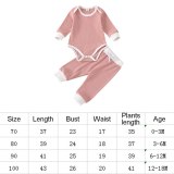 Baby Boys Girls Knitted Long Sleeve Bodysuits Bodysuit Outfit Outfits L26172