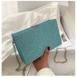 Fashion Small Square Packs Star Sequin Wallet Ladies Chain Party Shoulder Handbags 138091