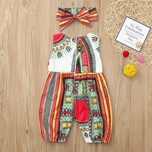 Sleeveless Kids Baby Print Bodysuits Bodysuit Outfit Outfits BQ9342031