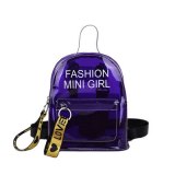 Transparent PVC Jelly Color Women Backpacks Handbags 693849