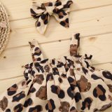 Summer Sleeveless Leopard Letter Print Bodysuits Bodysuit Outfit Outfits