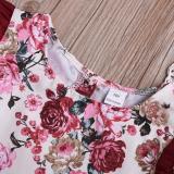 Baby Girls Flower Romper Sleeveless Bodysuits Bodysuit Outfit Outfits MN00819